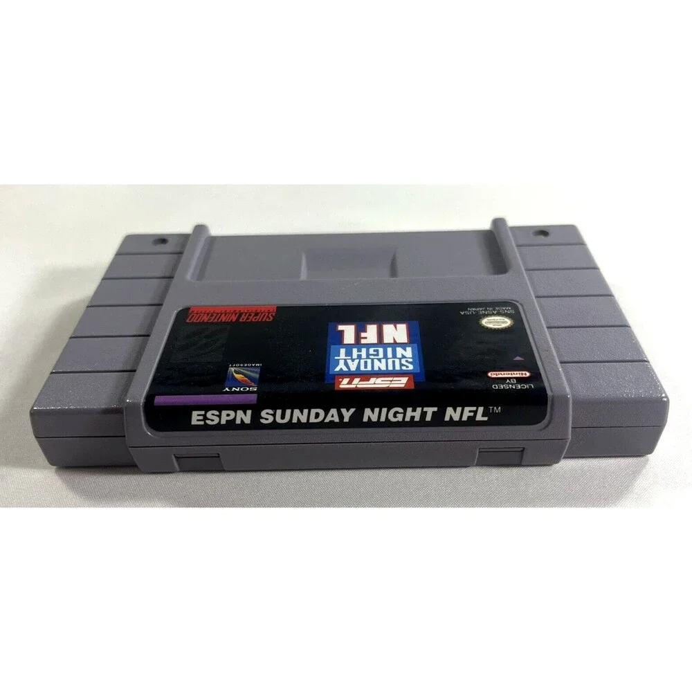 ESPN Sunday Night NFL Super Nintendo Entertainment System 1994 Tested